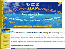 Tablet Screenshot of guttermanblower.com